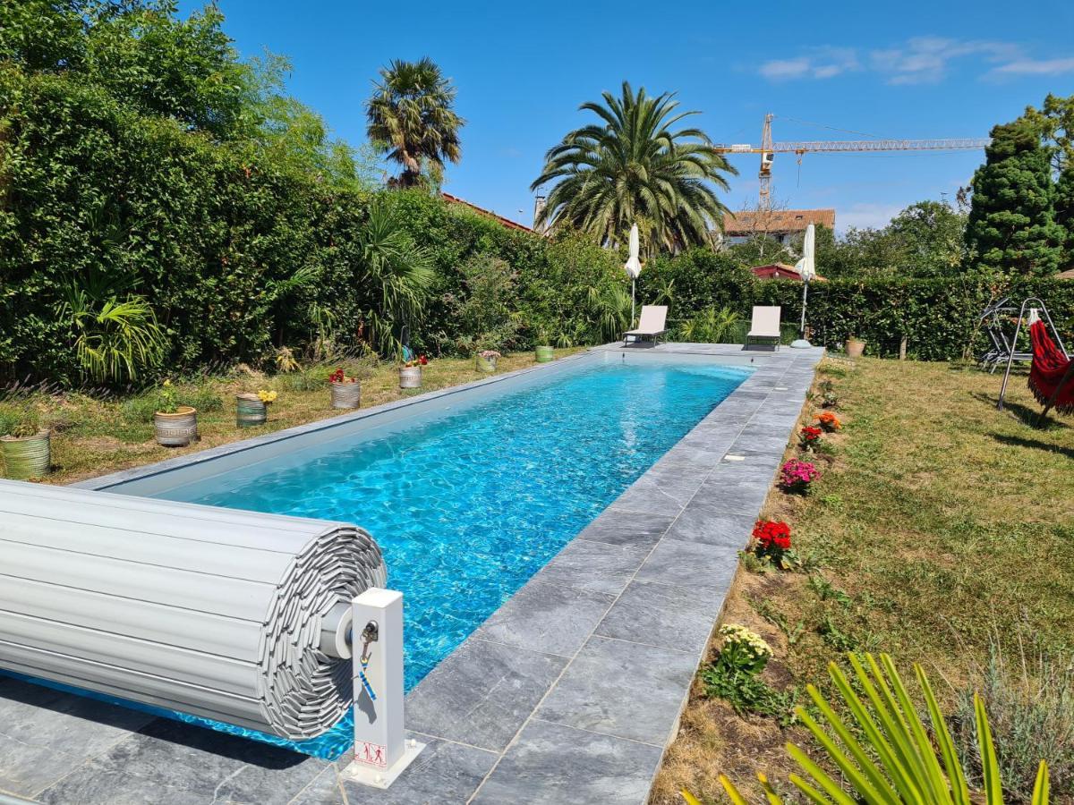 Appartement avec cuisine et grande piscine chauffée Hendaya Exterior foto