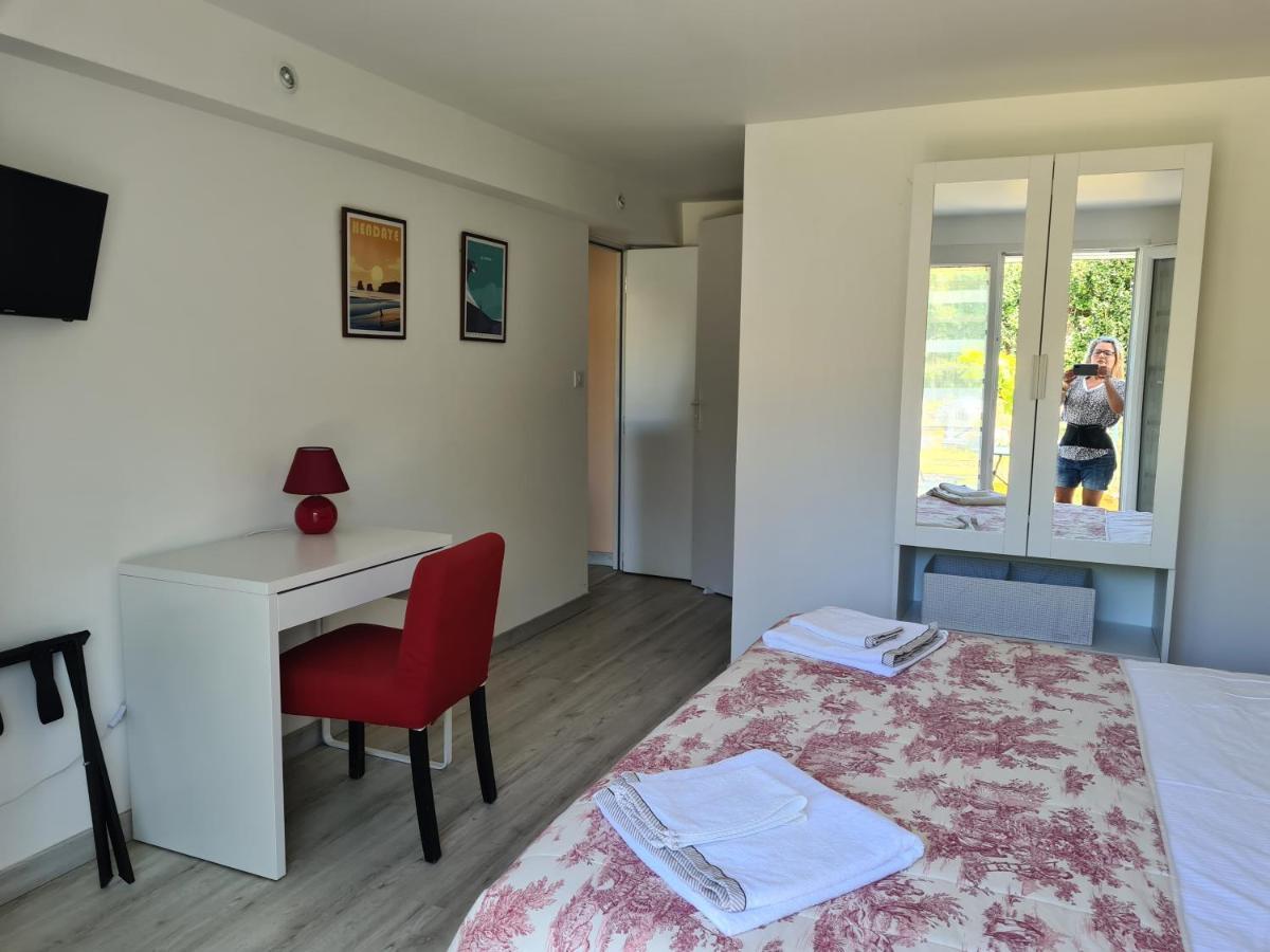 Appartement avec cuisine et grande piscine chauffée Hendaya Exterior foto